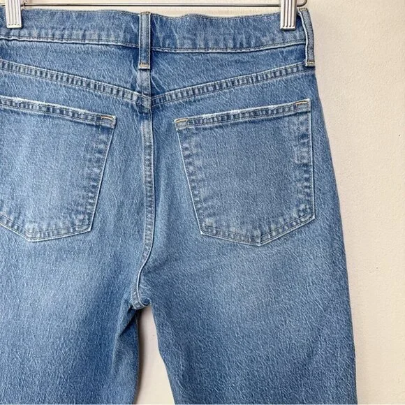 Gap Womens 26 Cheeky High Rise Straight Leg Medium Wash Jeans - Picture 14 of 16